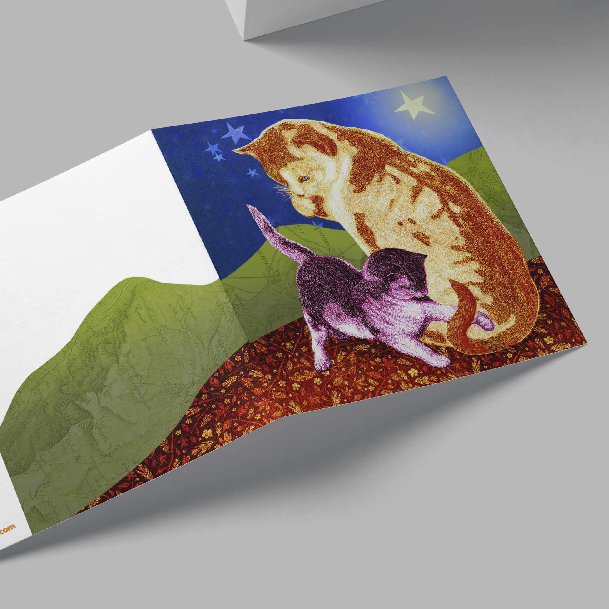 Cat and Kitten Card